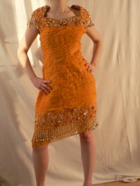 Robe orange